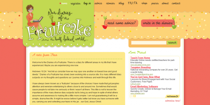 Diaries of a Fruitcake