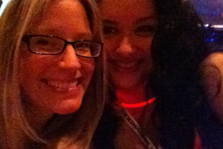 Kathy and Joelle at BlogHer NYC, 2010
